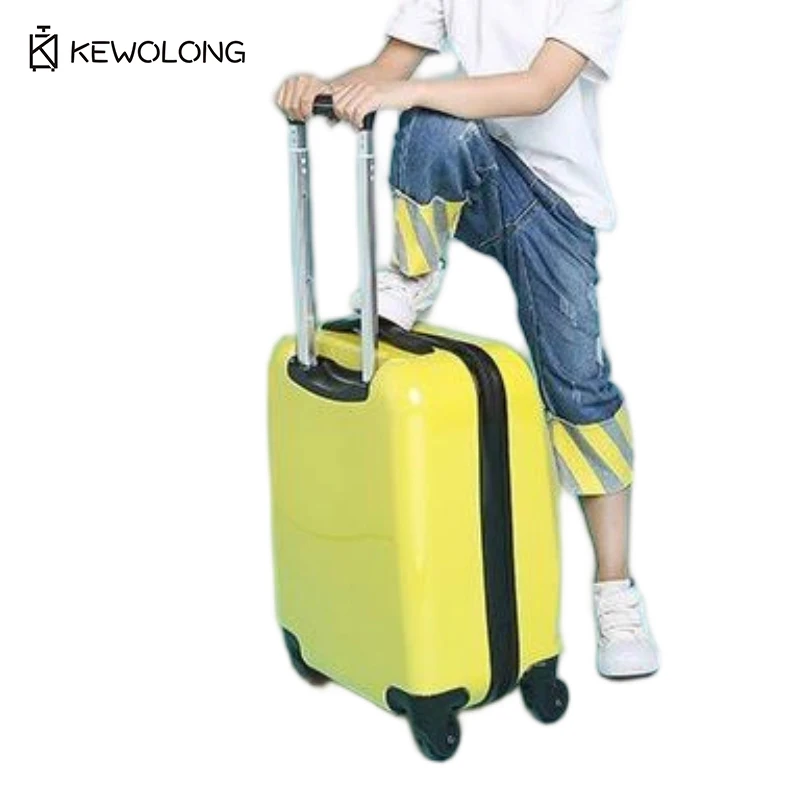 18 20 Inch Carry On Suitcase with Spinner Wheels, Lightweight Trolley Luggage Bag for Travel, Small Rolling Suitcase for Kids