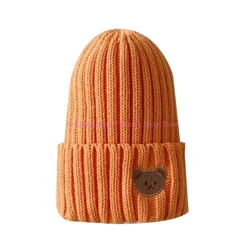

85AE Baby Bonnet Cap Winter Warm Hat for Baby Boy Girl Newborn Crochet Knitted Hat