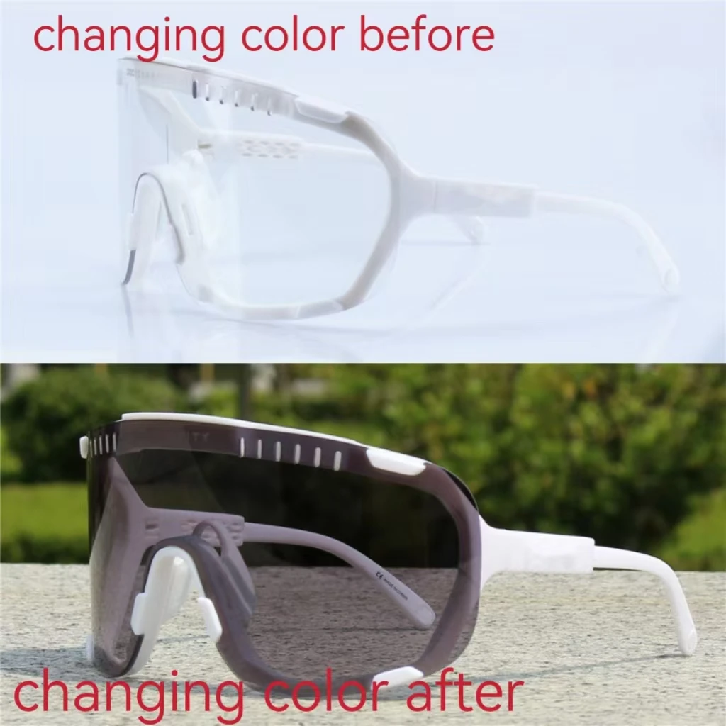 POC Devour Photochromatische Fahrradbrille Rennradbrille Winddicht UV400, MTB Anti-Fog-Brille mit Nasenpolster – Detail 15