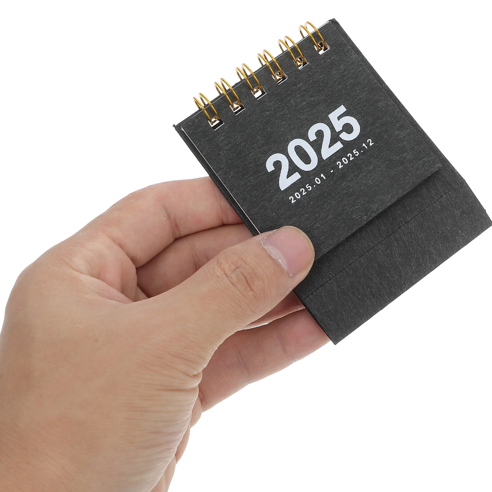 ปฏิทินตั้งโต๊ะแบบมินิมอล 2025 ปฏิทินพลิกแบบตั้งโต๊ะขนาดเล็กพร้อมการเข้าเล่มแบบดับเบิ้ลไวร์ ออแกไนเซอร์ตั้งโต๊ะรายเดือนสำหรับการศึกษาในสำนักงาน