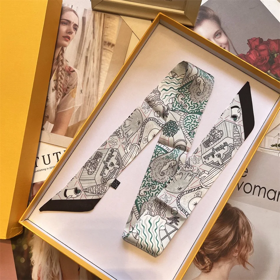 Long Strip Scarf for Women Multipurpose Wrap
