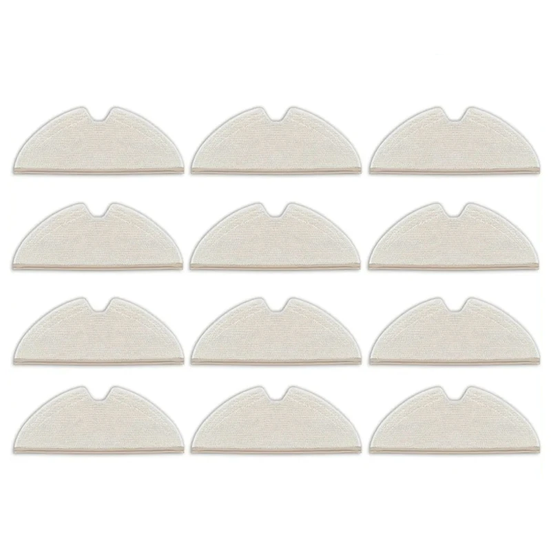 Piezas de repuesto para Robot aspirador Roborock Q8 Max / Q8 Max +, accesorios para trapos y fregona, almohadillas de repuesto, 12 unidades