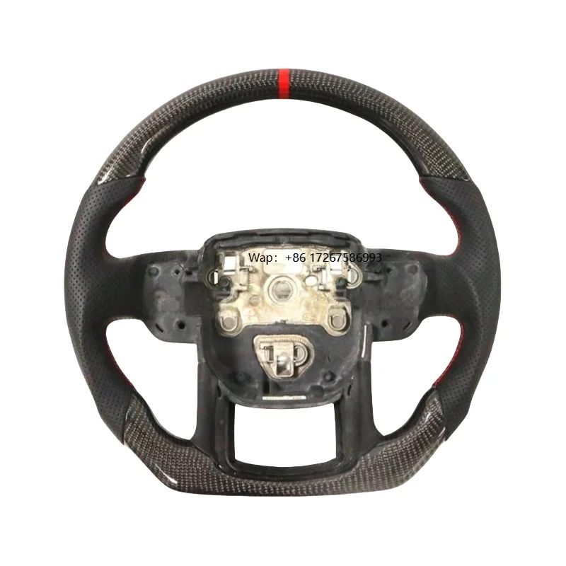 

Premium Carbon Fiber Steering Wheel for Luxury SUV Custom Texture Heated Flat Bottom Anti-Slip Durable Comfortable