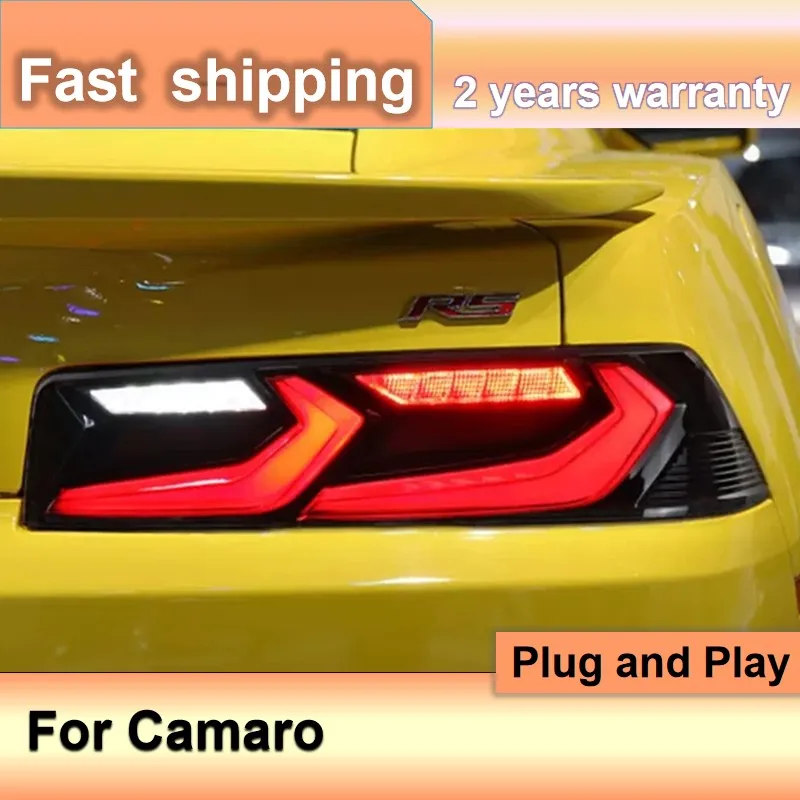 

Car Accessories for Chevrolet Camaro Rear Lights 2014-2015 Camaro Taillights Rear Lights DRL Fog Brake Turn Signal Reversing