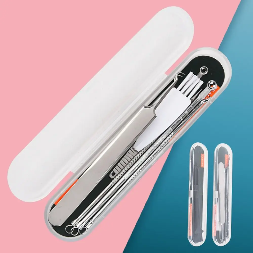 Ultrafijne celpuistjes Mee-eter Clip Moeitebesparend Lichtgewicht Acne Pincet Roestvrij Sterke Acne Naald Removal Tool Salon