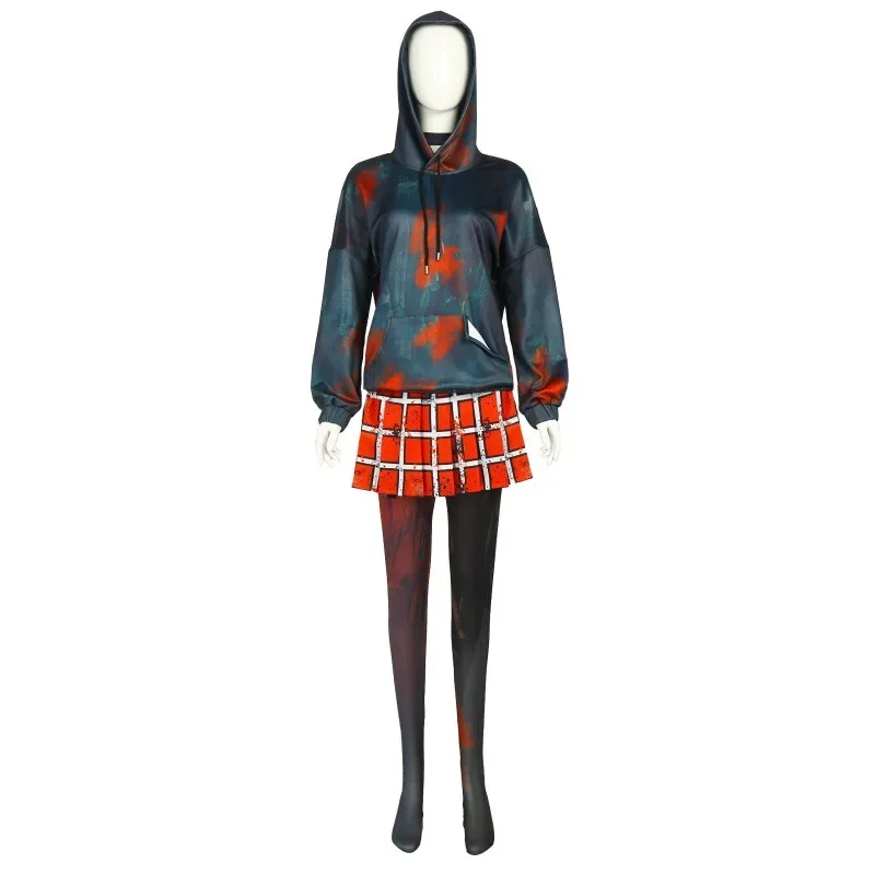 Game Dead Daylight Cosplay Costumes The Legion Uniform Hoodie Skirt Set for Women Girls Susie Cosplay Support Customization