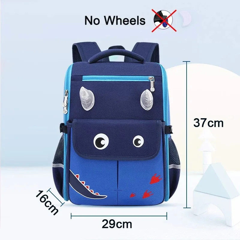 Mochila escolar con ruedas de dibujos animados para niñas, mochila rodante para estudiantes con ruedas, Maleta de viaje para adolescentes y niños