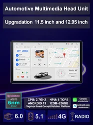 Upgradation UIS 7870 Android 11 13 inch Car Multimedia AI Voice mp5 Palyer gps navigation Carplay Auto Stereo Radio Head Unit