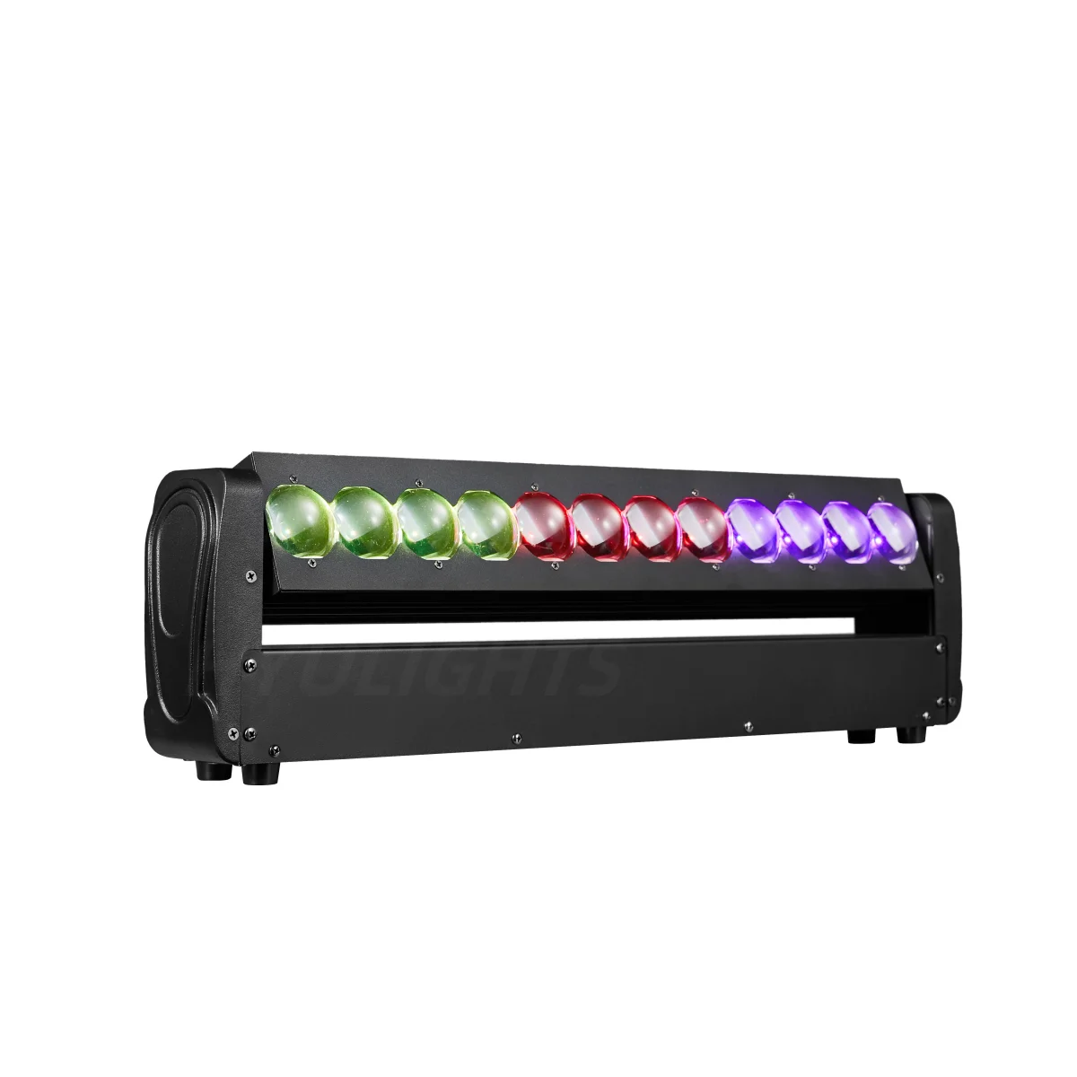 2PCS 200W 2-seitiger Beam-Vorhang & Strobe 360 ° Unendlich Rotierender LED Moving Head DJ Bar Bühneneffekt-Licht – Detail 4