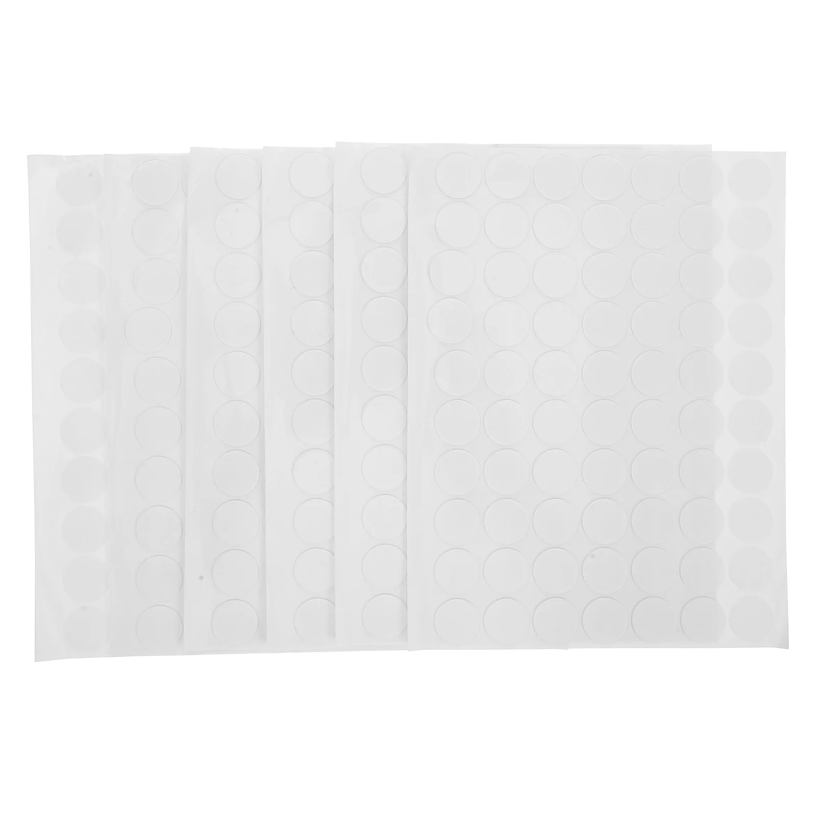 6 Sheets Tape Transparent Double-sided Adhesive Stickers Photo Removable 200X200X010CM Paint Safe Wall Clear Pads