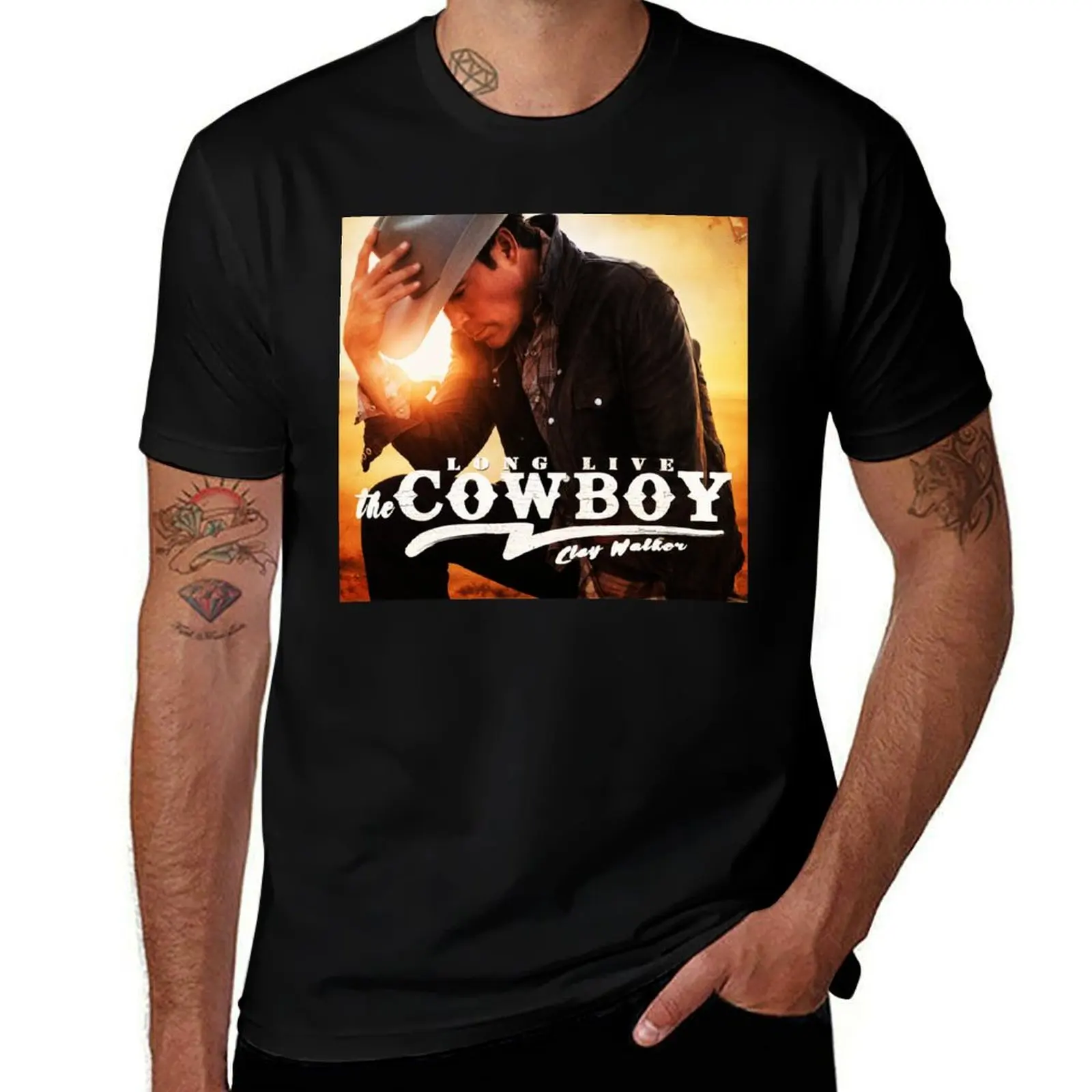 Long Live the Cowboy Clay Walker T-Shirt Summer Holiday T-Shirt