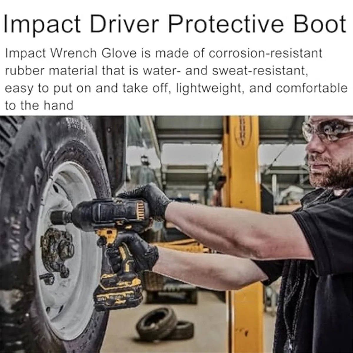 A83Z ارتفاع عزم الدوران تأثير وجع التمهيد ل PB850-QZ DCF850 المطاط شنيور يعمل بالبطارية وجع واقية كم دعوى