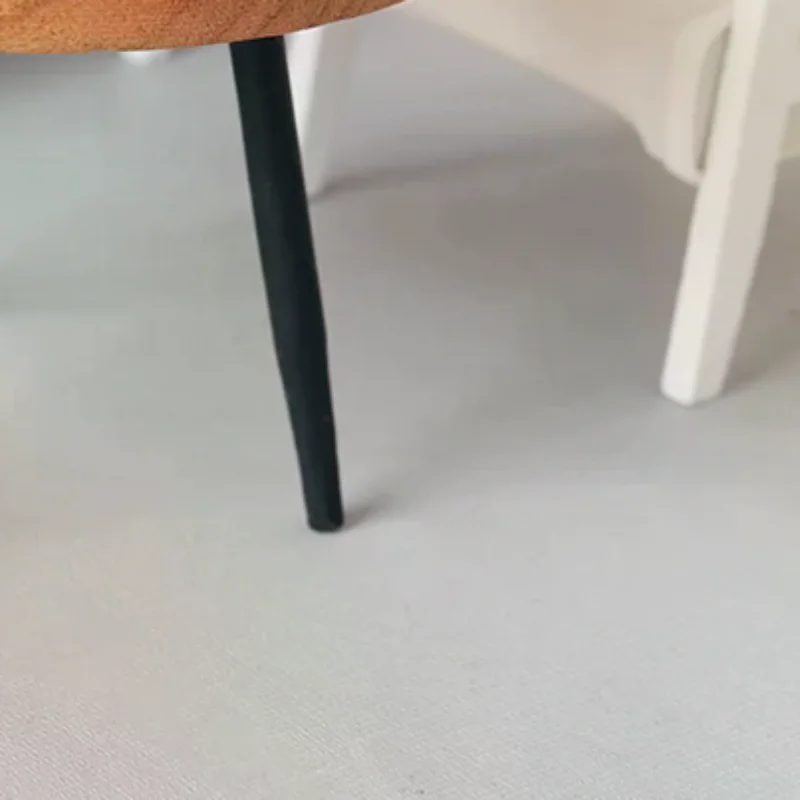 

1:12 Dollhouse Miniature Round Table Tea Table Doll Home Coffee Table Furniture Decor Toy Micro Scene Construction Props