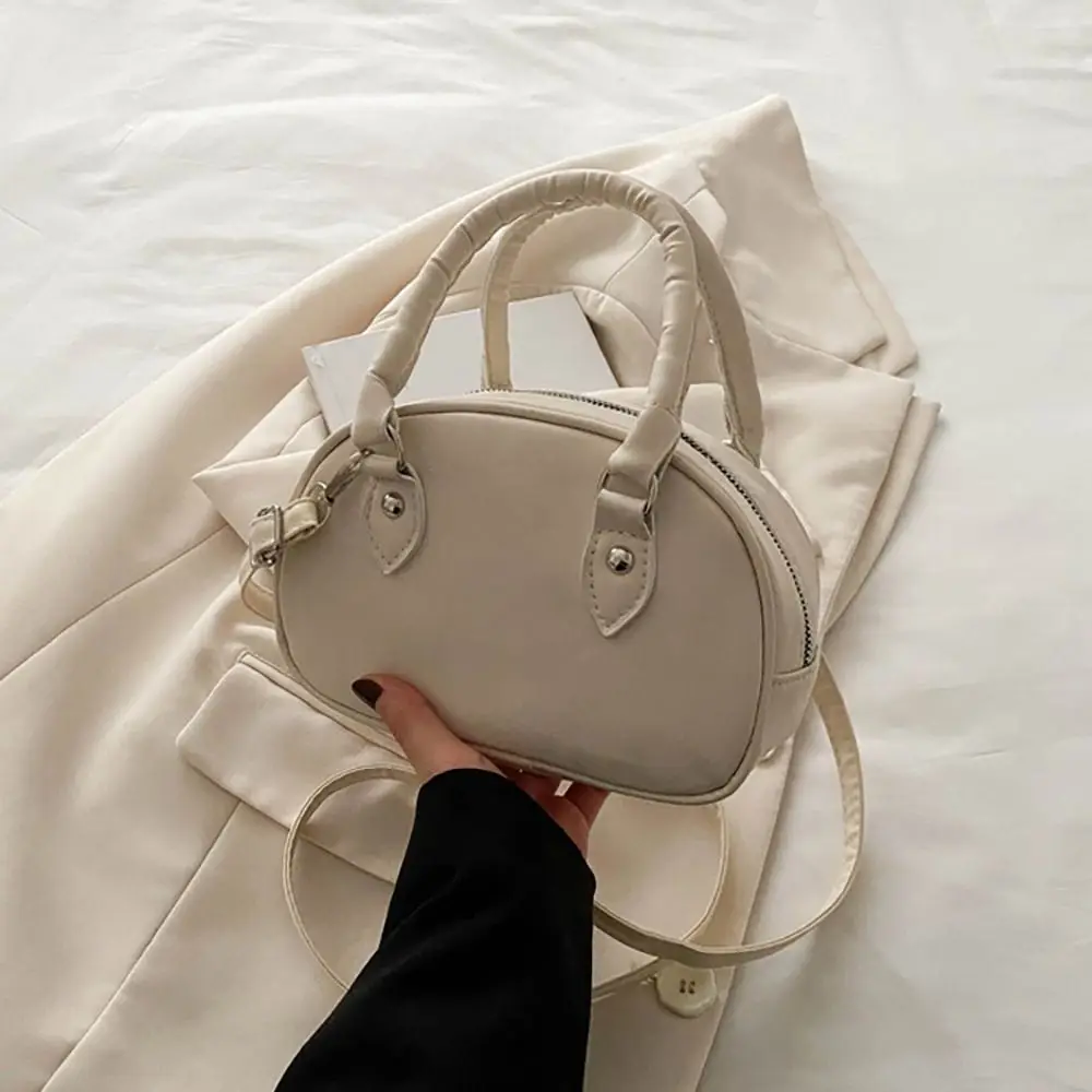 Fashion Vintage PU Shoulder Bag Y2k Casual Adjustable Crossbody Bag Women Squared Handbag With Cute Free Pedant