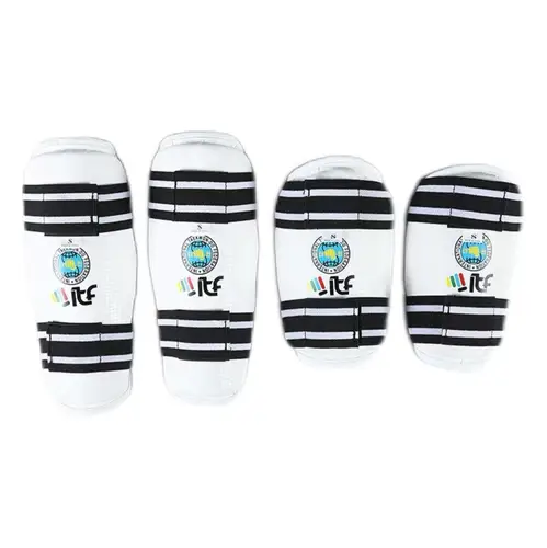 Espinilleras de brazo de Taekwondo, Protector de Karate, equipo de artes marciales para adultos, niñas y niños, espinilleras, equipo deportivo, entrenamiento de lucha