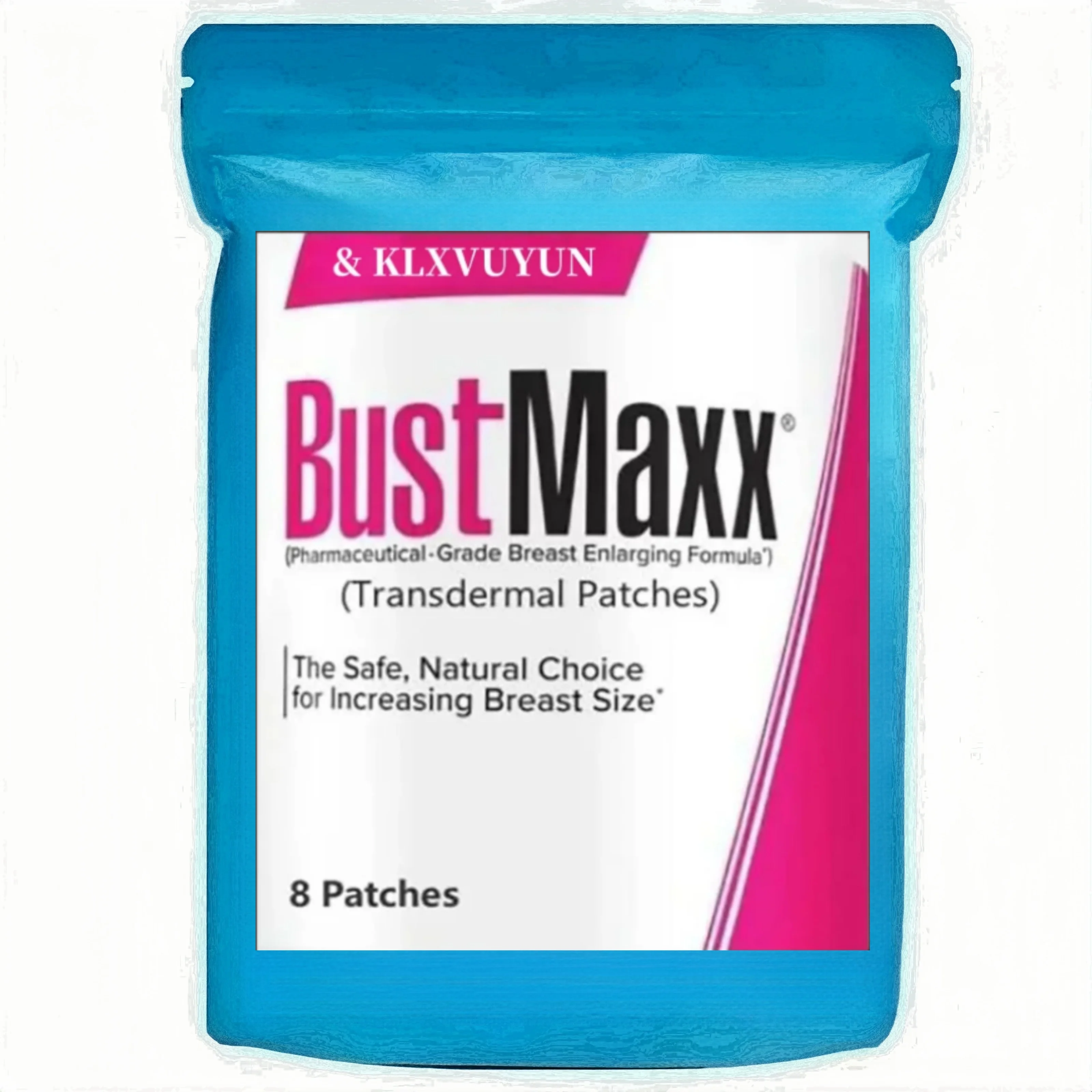 Bustmaxx Clinical Strength Breast Augmentation Supplement, Transdermal Patches Produced In The Usa, Safe And Effective