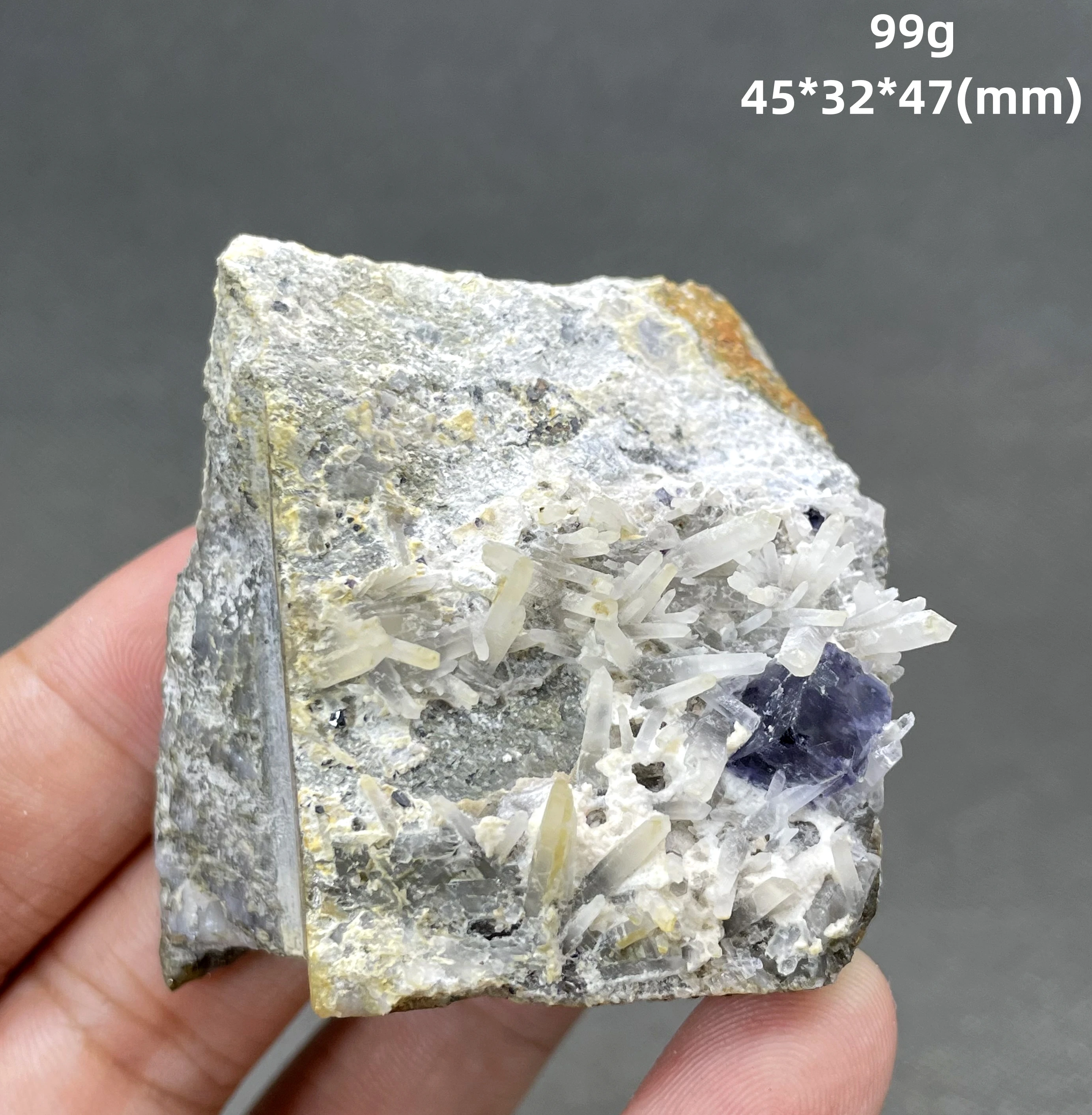 NEW! 100% Natural Inner Mongolia Phantom Fluorite and Crystal symbiosis mineral specimens Stones and crystals