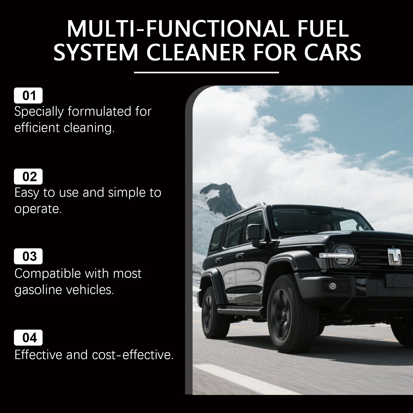 Fuel Injector Cleaner Deep Carbon Cleaning Boost Engine Power Efficiency Vehicles Engine Protection Maintenance Fluid