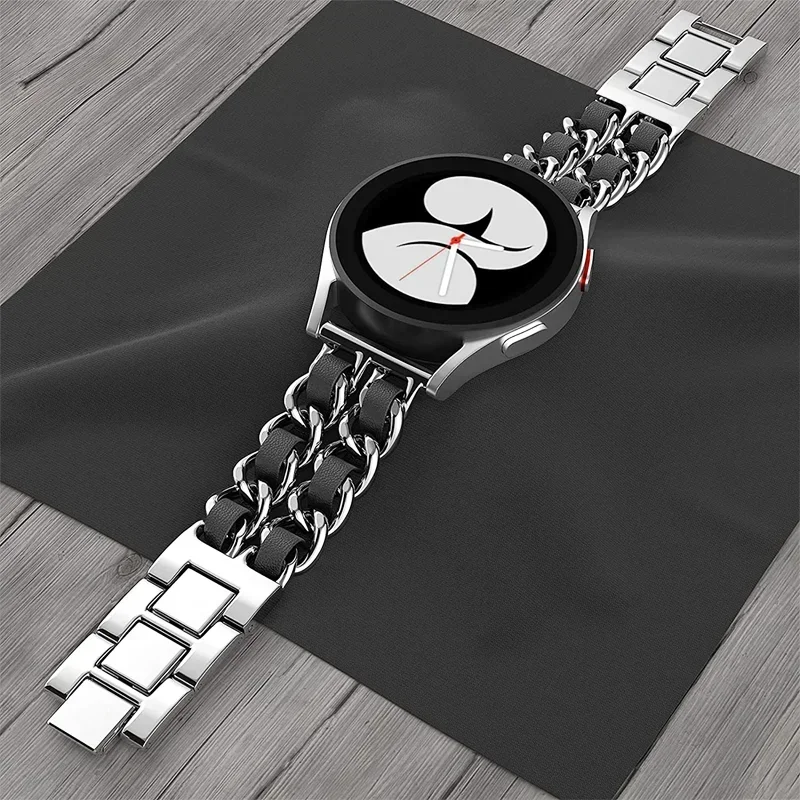 Luxury Leather metal Band For Xiaomi Redmi Watch 5 Active Wristband Straps For Redmi Watch 5 Lite Bracelet 20mm 22mm Accessorie