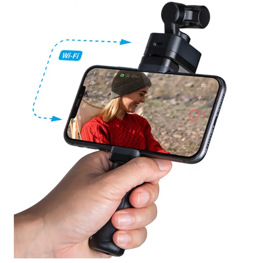 Newest FeiyuTech Feiyu Pocket 3 3-Axis 4K 60fps Footage Magnetic Attach AI Tracking Follow Camera Handle Gimbal