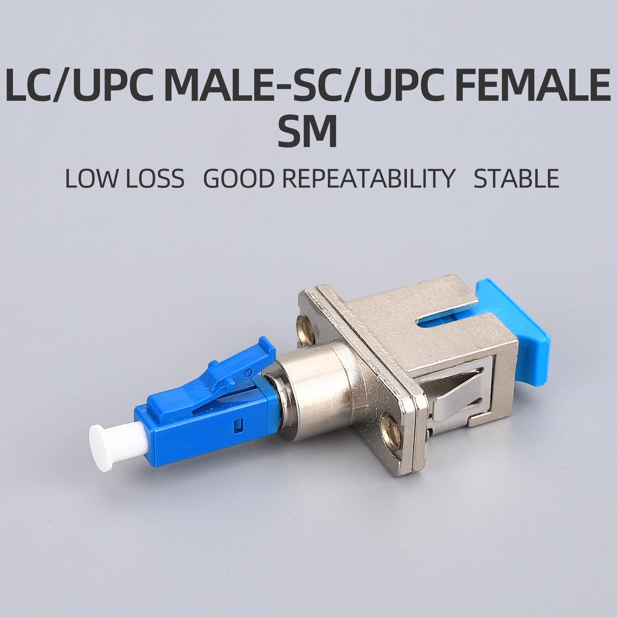 FTTH Telecom Network Engineering Special Connector LC Male SC Female Converter Adapter Single Mode Multi Mode UPC/APC