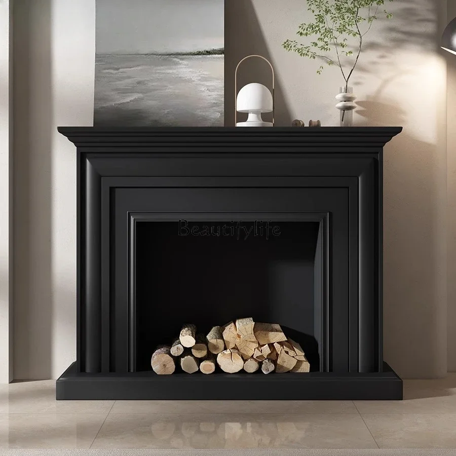 

ls 18 Modern simple decorative fireplace decorative cabinet Italian grade simple fireplace rack