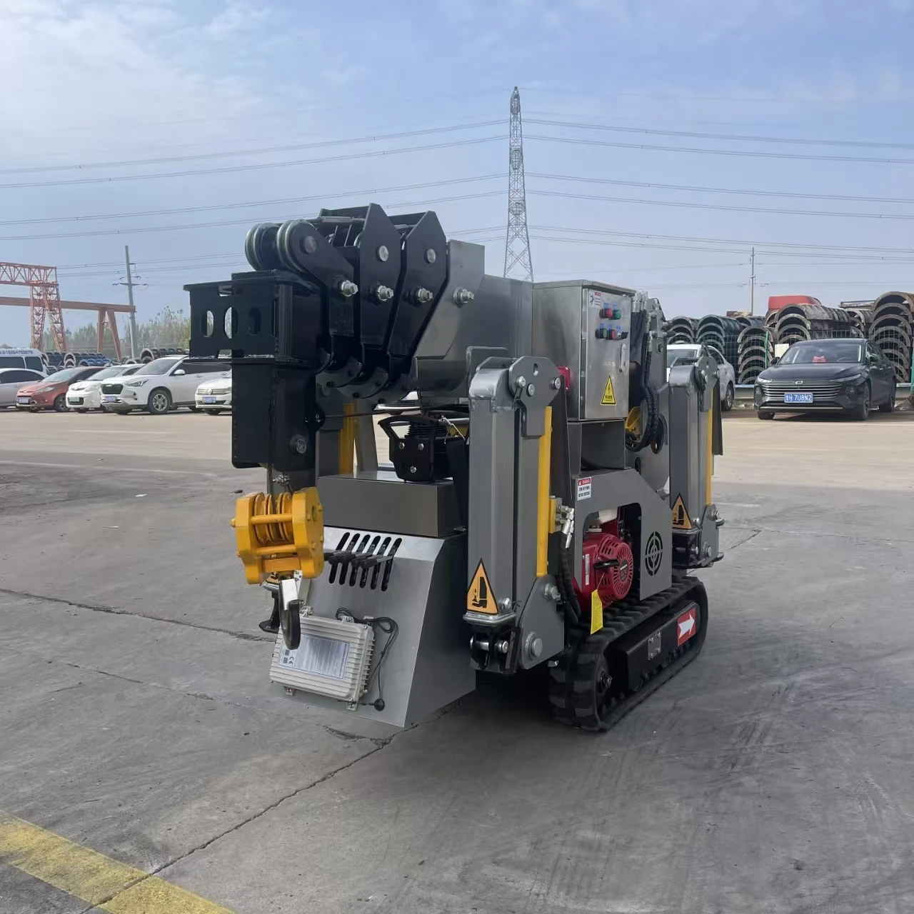 Factory Price 3T 5 T8 T12 Ton Tracked Spider Crane Strong Power Mini Crawler for Construction Grúa Araña