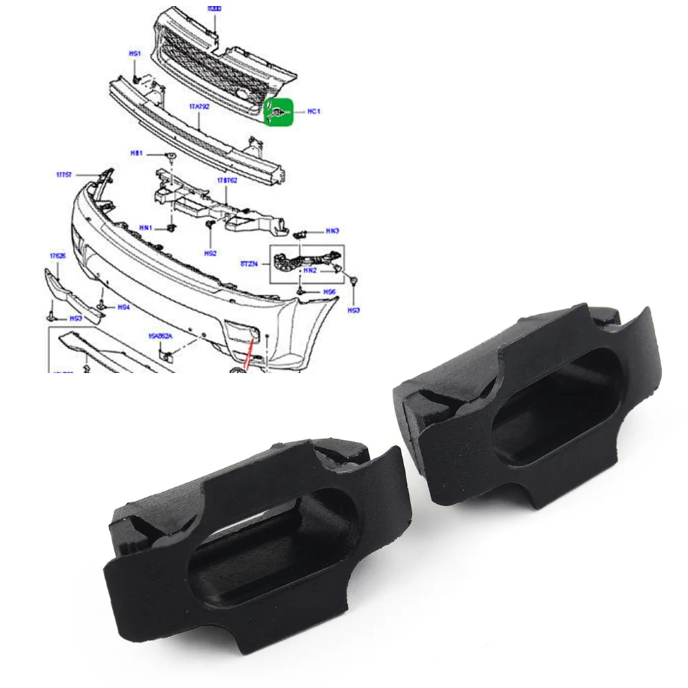 2Pcs Car Front Bumper Grille Clip Replacement For Land Rover Discovery 4 Discovery Sport Range Rover Sport Evoque Velar