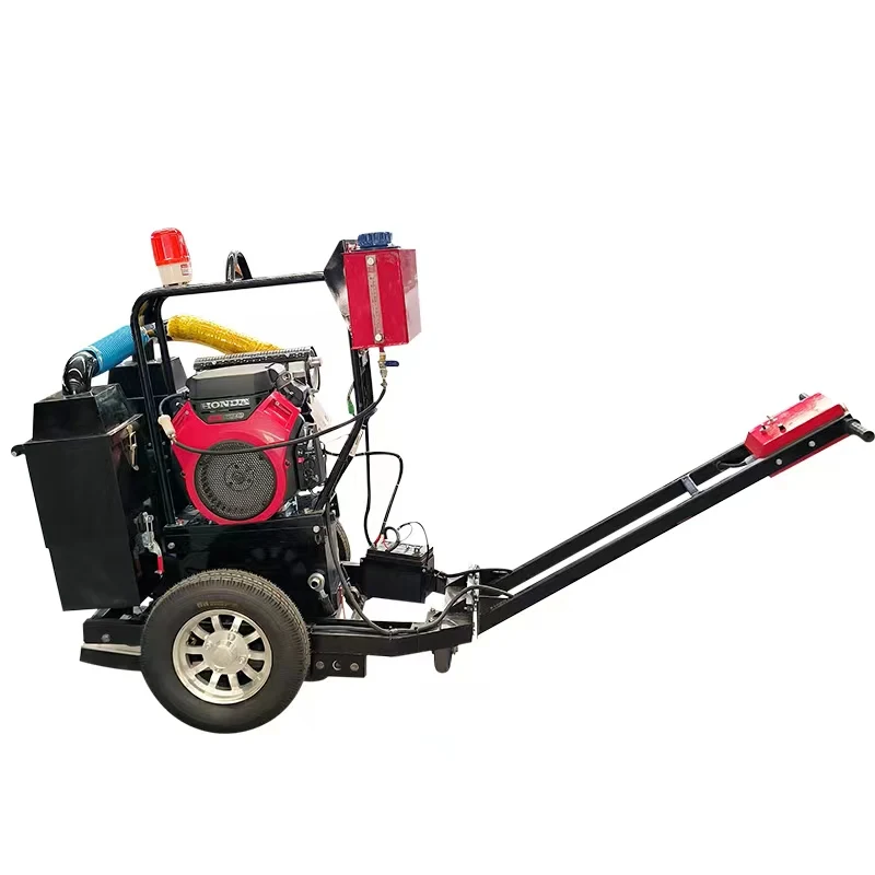 Road Crack Grooving Equipment With Dust Suction Function for Bitumen Crack Pavement Cutting With 6 Blades
