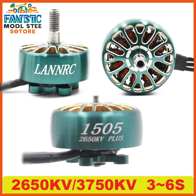 Traverse Machine Motor Lannrc 1505 4s 6s 3-Inch 2.5-Inch Inverted Circle Machine Brushless Motor 12mm Model Airplane Fixed Wing