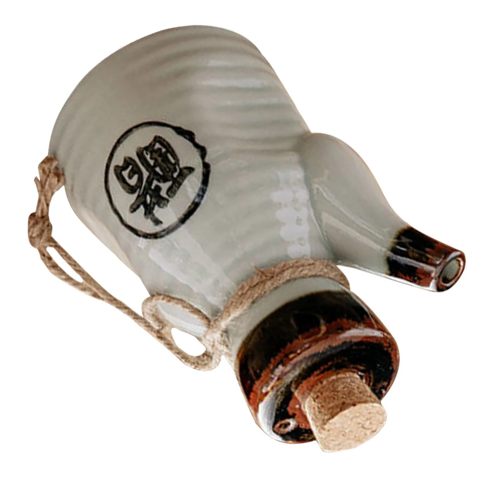 زجاجة بهار سيراميك على الطراز الياباني، وعاء زيت مقاوم للتآكل، مقاوم لدرجات الحرارة العالية، سهل التنظيف، مستلزمات المطبخ