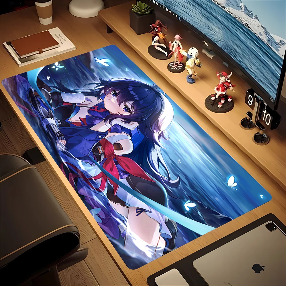 Hot selling HD Printing Honkai Star Rail Mousepad Acheron Game Deskmat Waterproof Table Pads Suitable Desktop Laptop Mouse Pad