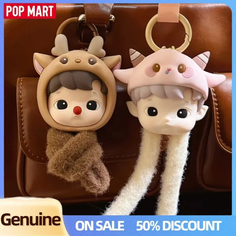 

POP MART Hacipupu Snuggle with You Series phone lanyard Blind Box Toys Doll Cute Action Anime Figure Original Ornaments Gift