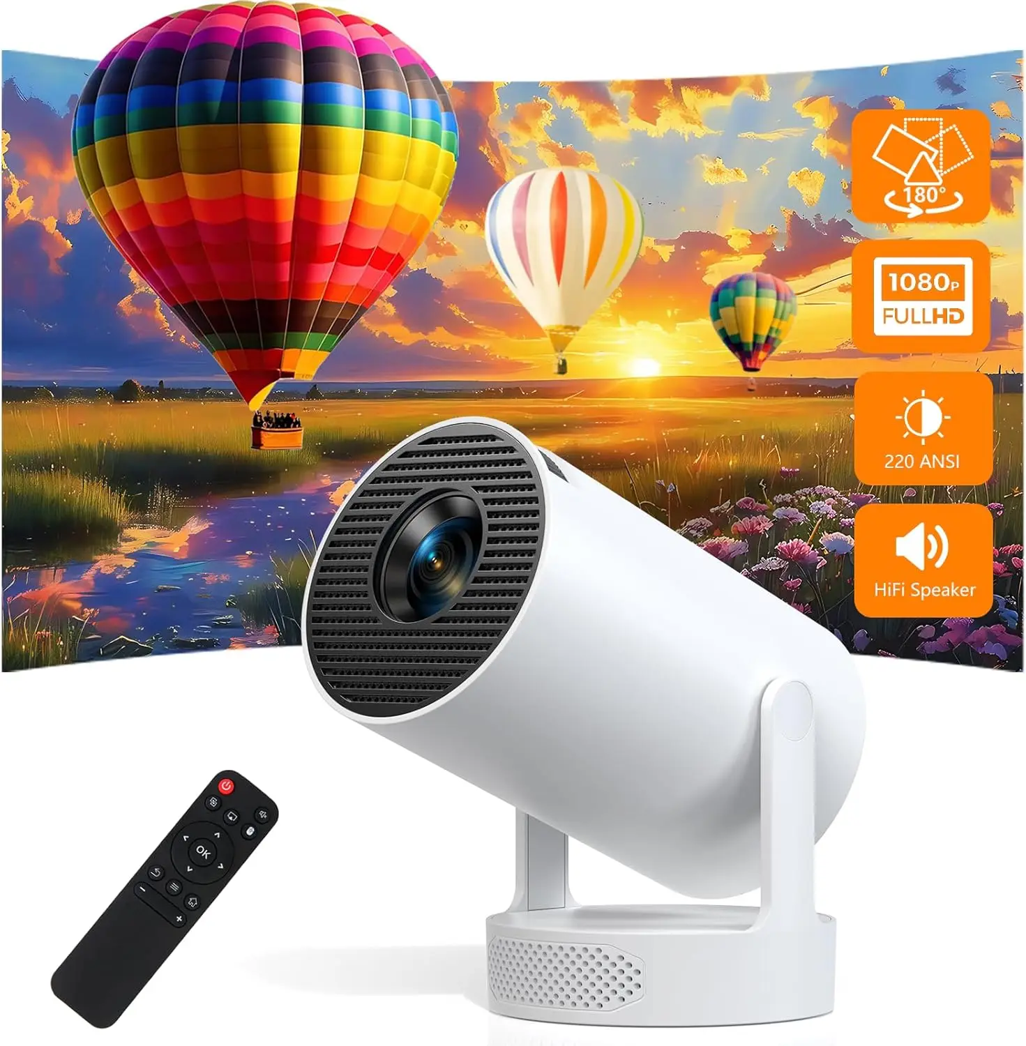 Mini Projector With…