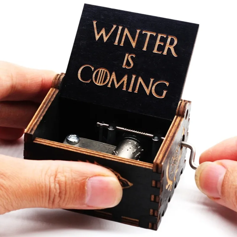 

Wooden Hand Crank Music Box Christmas gifts Valentine's Day gifts New Year gifts birthday gift