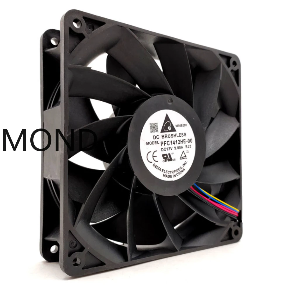 PFC1412HE-00 Delta 12V 9.00A 14038 14CM E10 Violent Server Fan