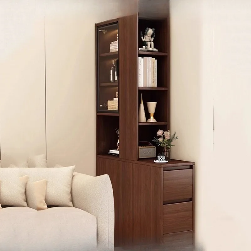 

Modern Corner Storage Cabinet Wooden Books Wine Organizer Storage Cabinet Office Drawers Woonkamer Kasten Home Furniture