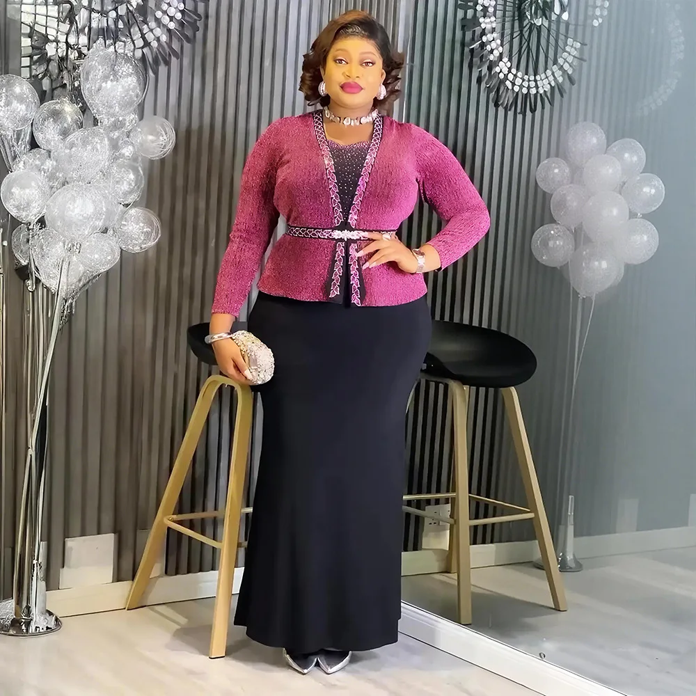 

African Dresses for Women Elegant Wedding Muslim Fashion Abayas Dashiki Robe Kaftan Long Maxi Dress Africa Clothing 2026