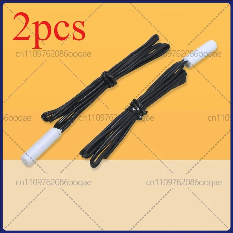 2pcs for Haier Refrigerator Defrost Temp Sensor Fuse Model 0064000025 Universal Freezer Temperature Probe Replacement Parts