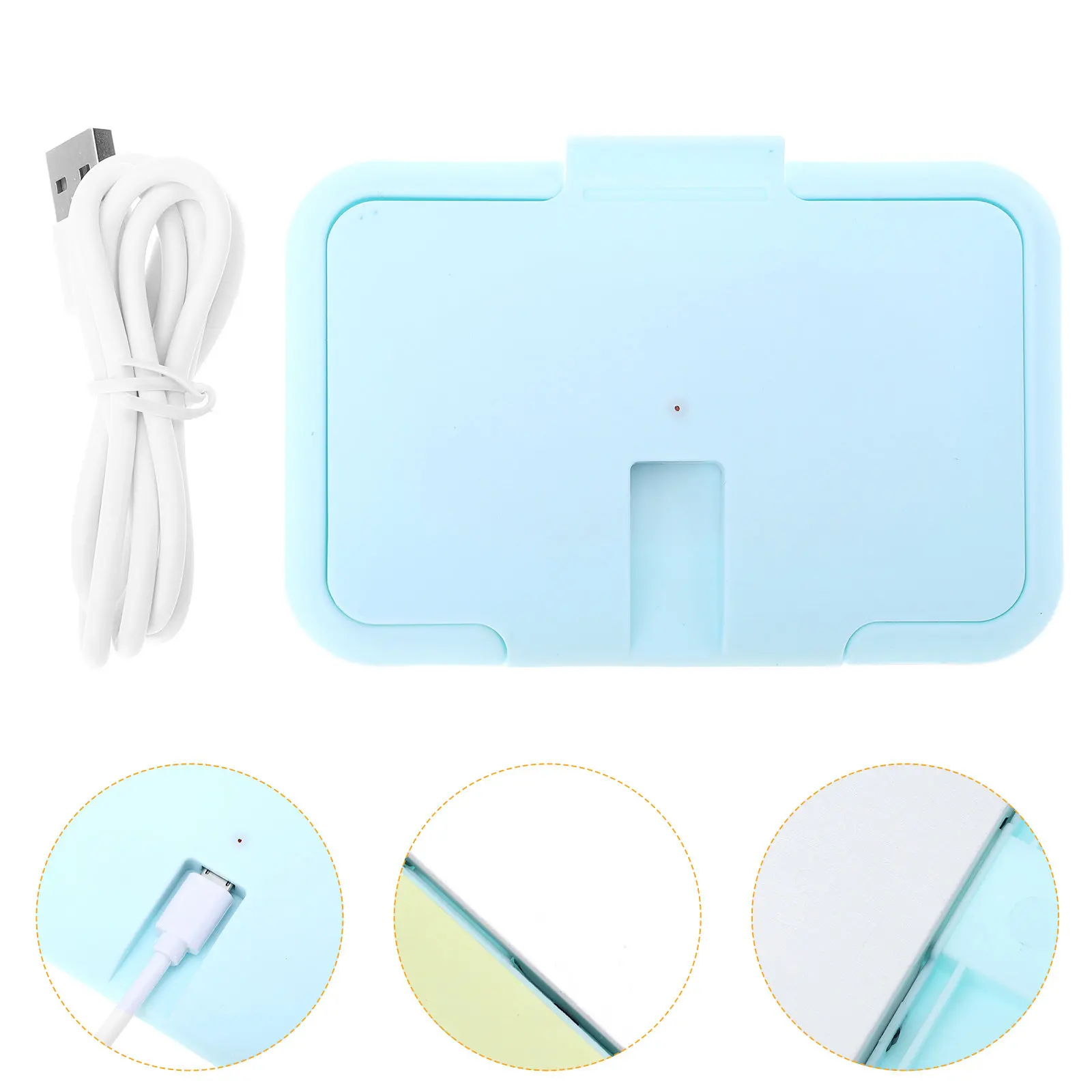 

Baby Wipe Warmer Wet Tissue Heater For Diaper Wipes Household Use Portable Abs Material Compatible With All Brands Energy