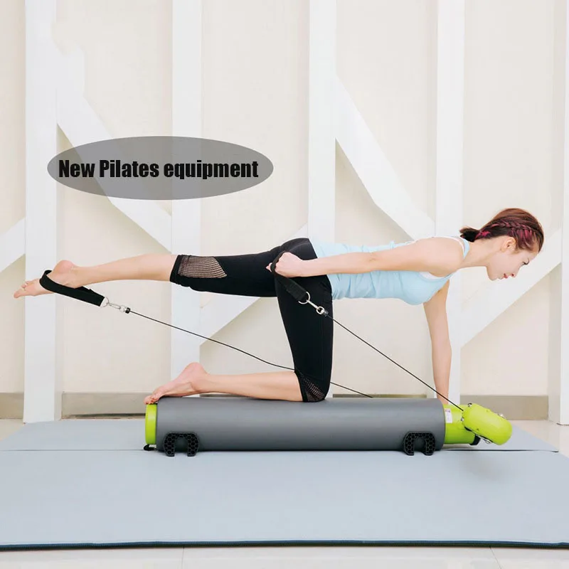 Pilates roller trainer stretches to increase endurance and is convenient for home use to carry and add quickly