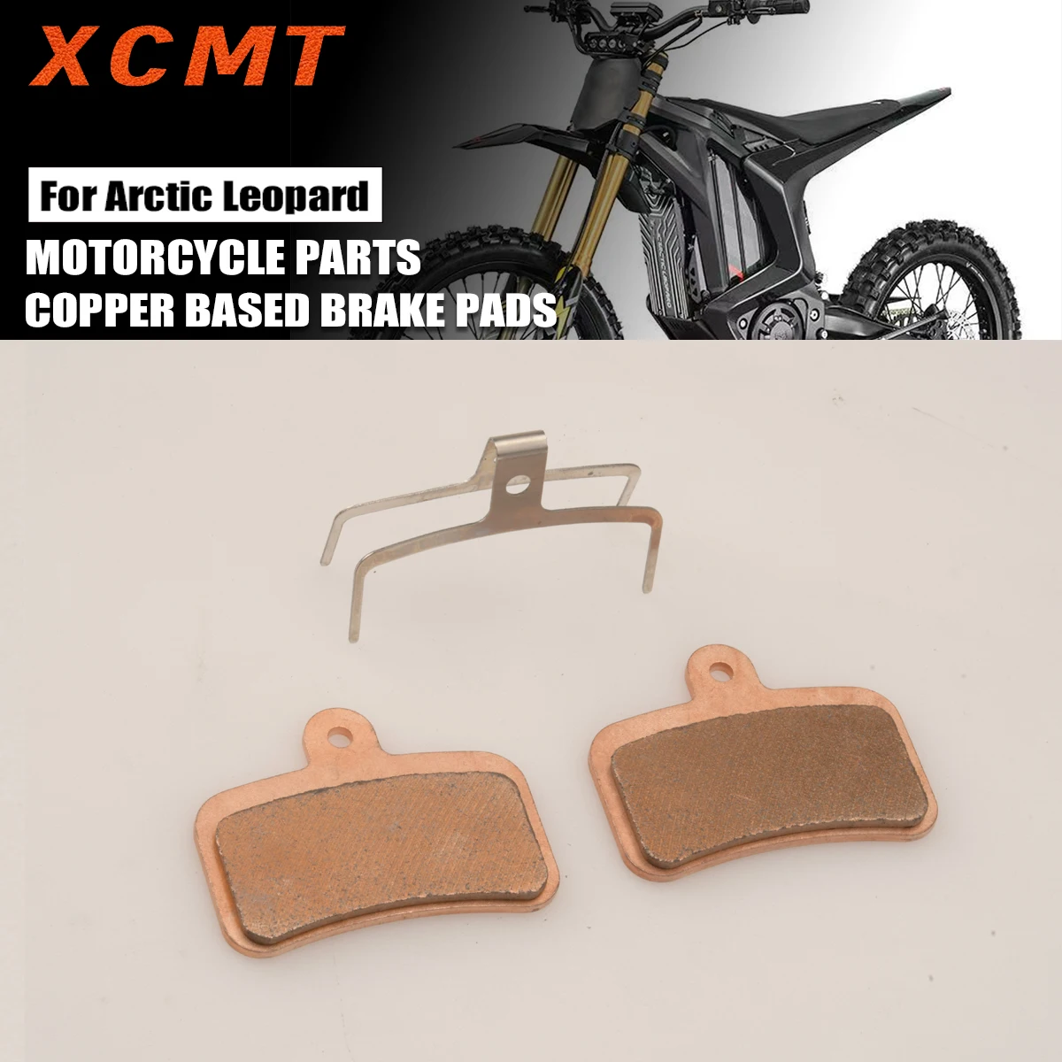For Arctic Leopard Cloud Leopard Pro Spted Electric Motorcycle Spted Front and Rear Copper Based Sintered Brake Pads