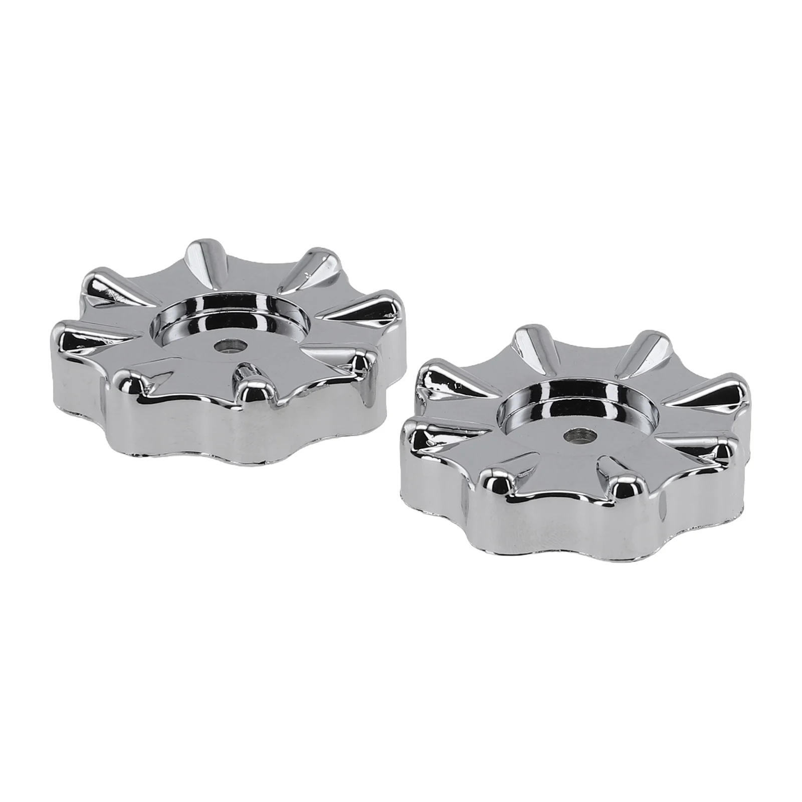 2pcs Knob Handles Wheel Handle 13mm Height 50mm Overall Dia Faucet Handles For Air Conditioner Manifold Gauges
