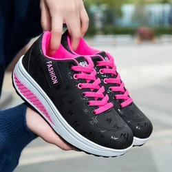 Shoes for Women Spring Autumn Fashion Platform Sneakers Women Plus Size Lacing Casual Women Shoes Loafers Zapatos De Mujer