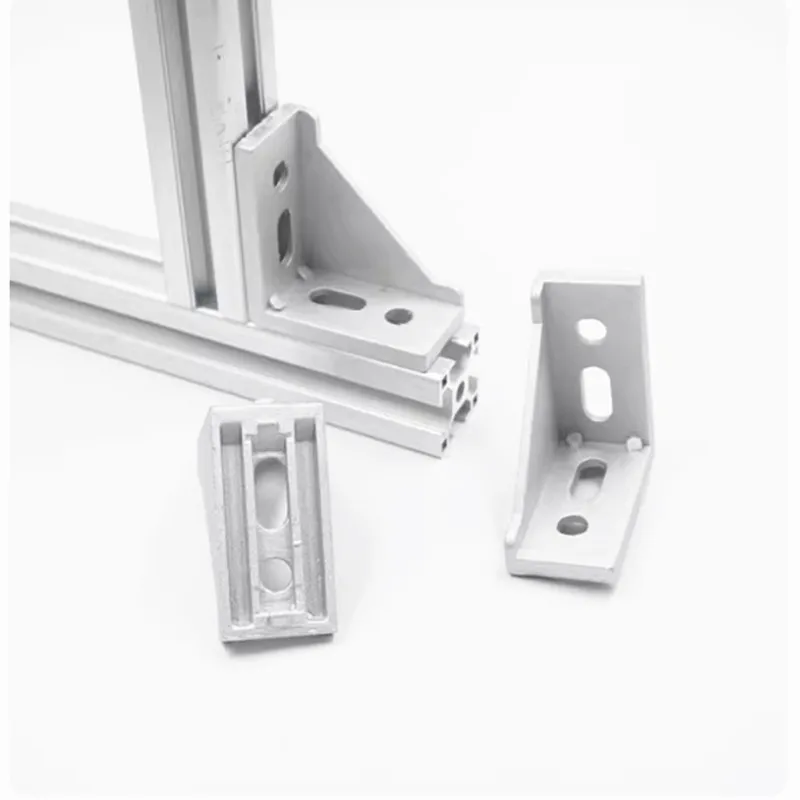 

5/10 шт., декоративные угловые зажимы для алюминиевого профиля