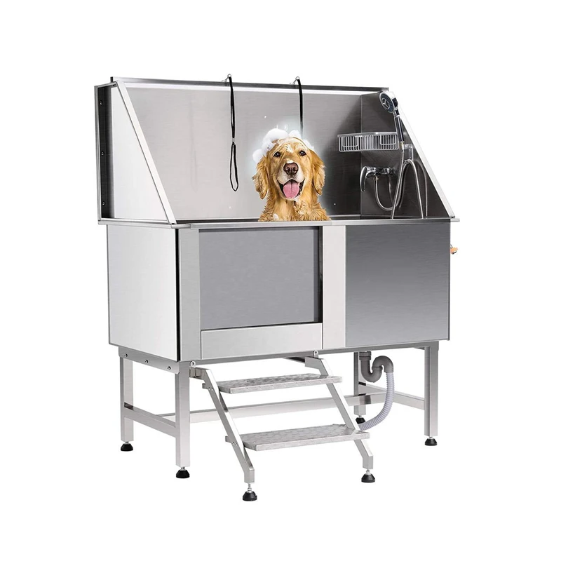 

Sustainable Eco-Friendly Pet Care Bathing Tub Station for Pet Store Clinics and Grooming Products Made of Stainless Steel