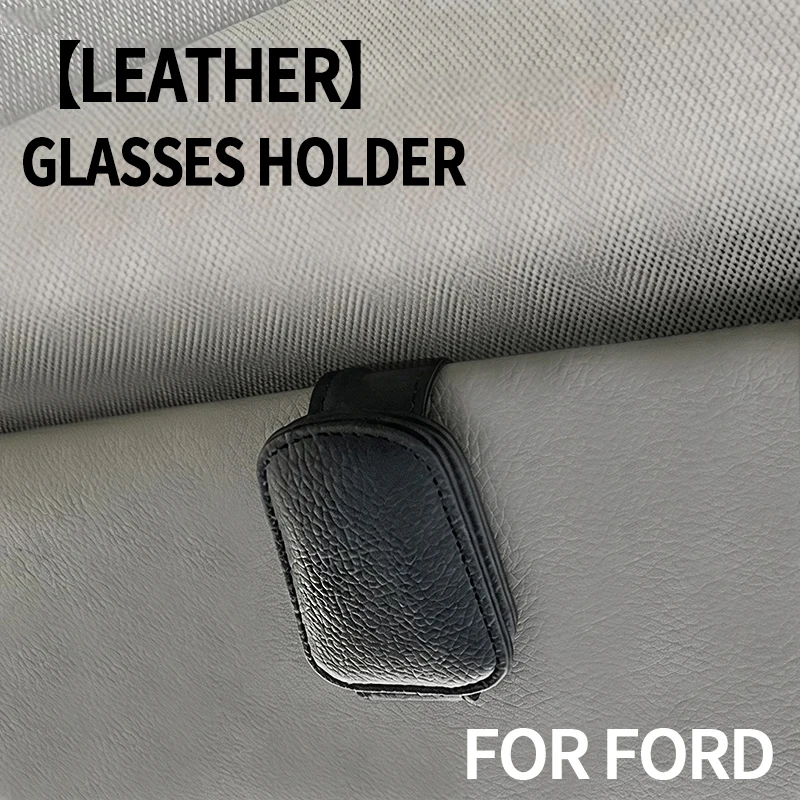 Universal Car Sunglasses Clip Car Sun Visor Eyeglass Holder Hanger For Ford STline Focus Fiesta Edge Mondeo Explorer Kuga