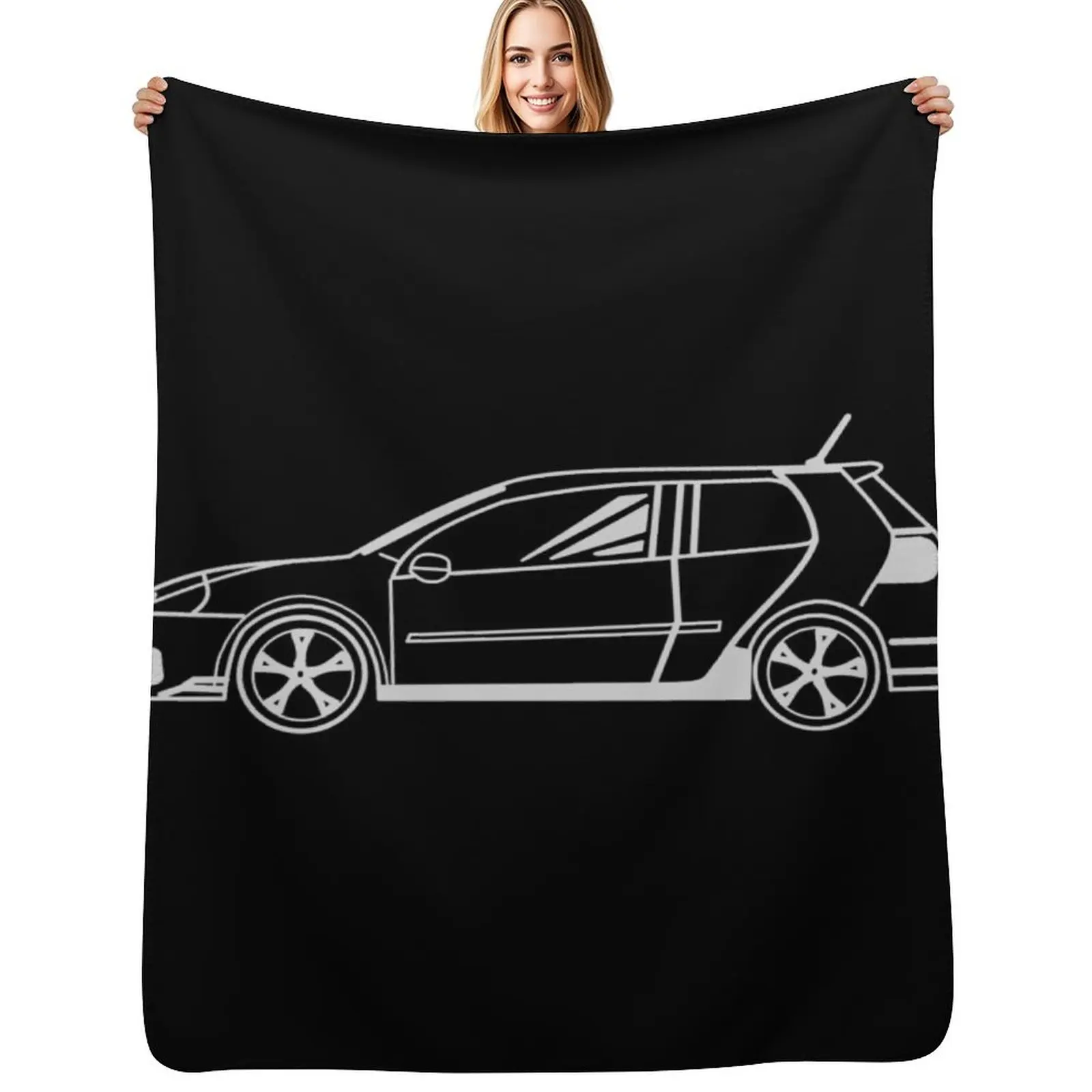 

Golf R32 Throw Blanket Hair Soft Plaid valentine gift ideas decorative Blankets