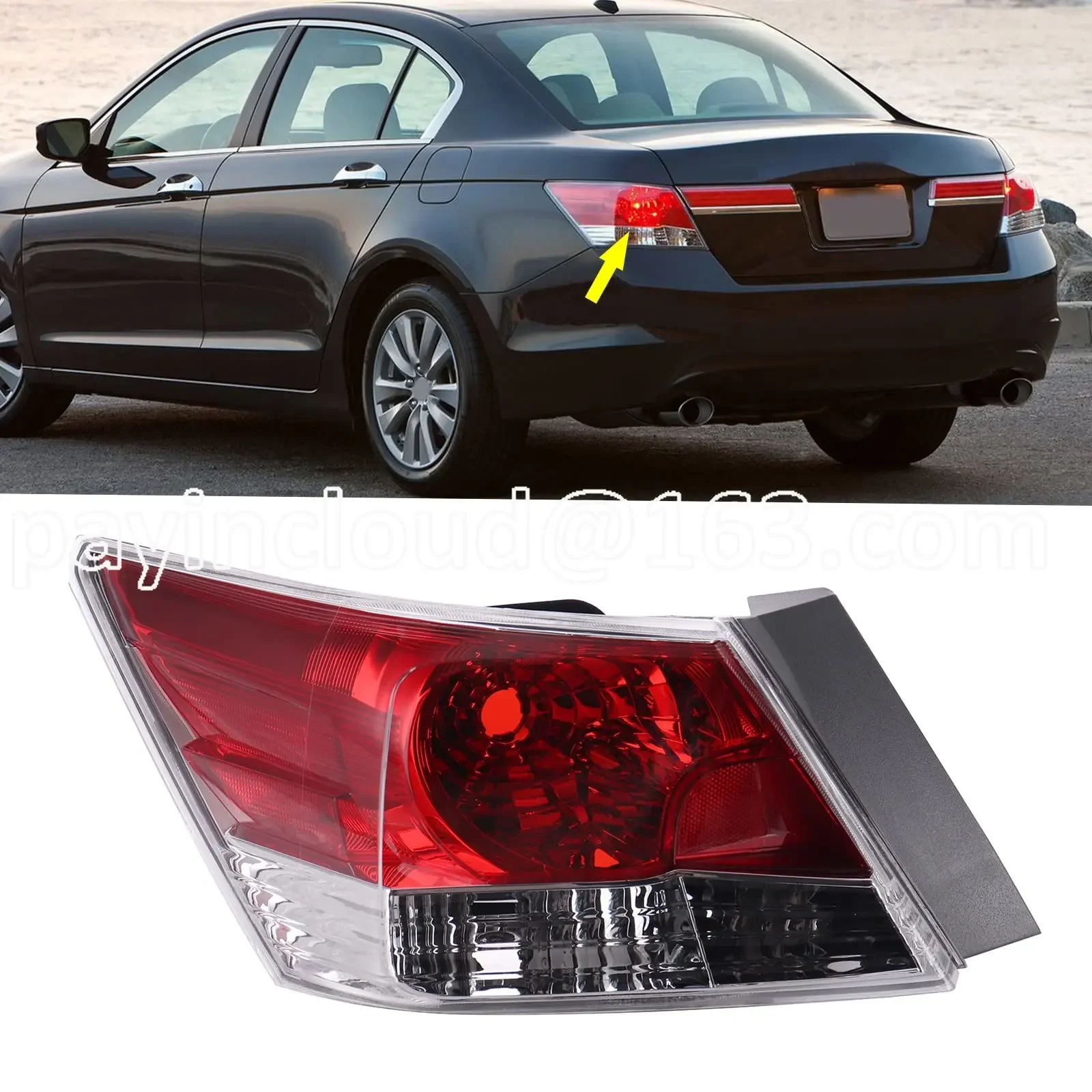 LED Headlight Fits for  Door Sedan 2008-2012 Taillamp Left and Right