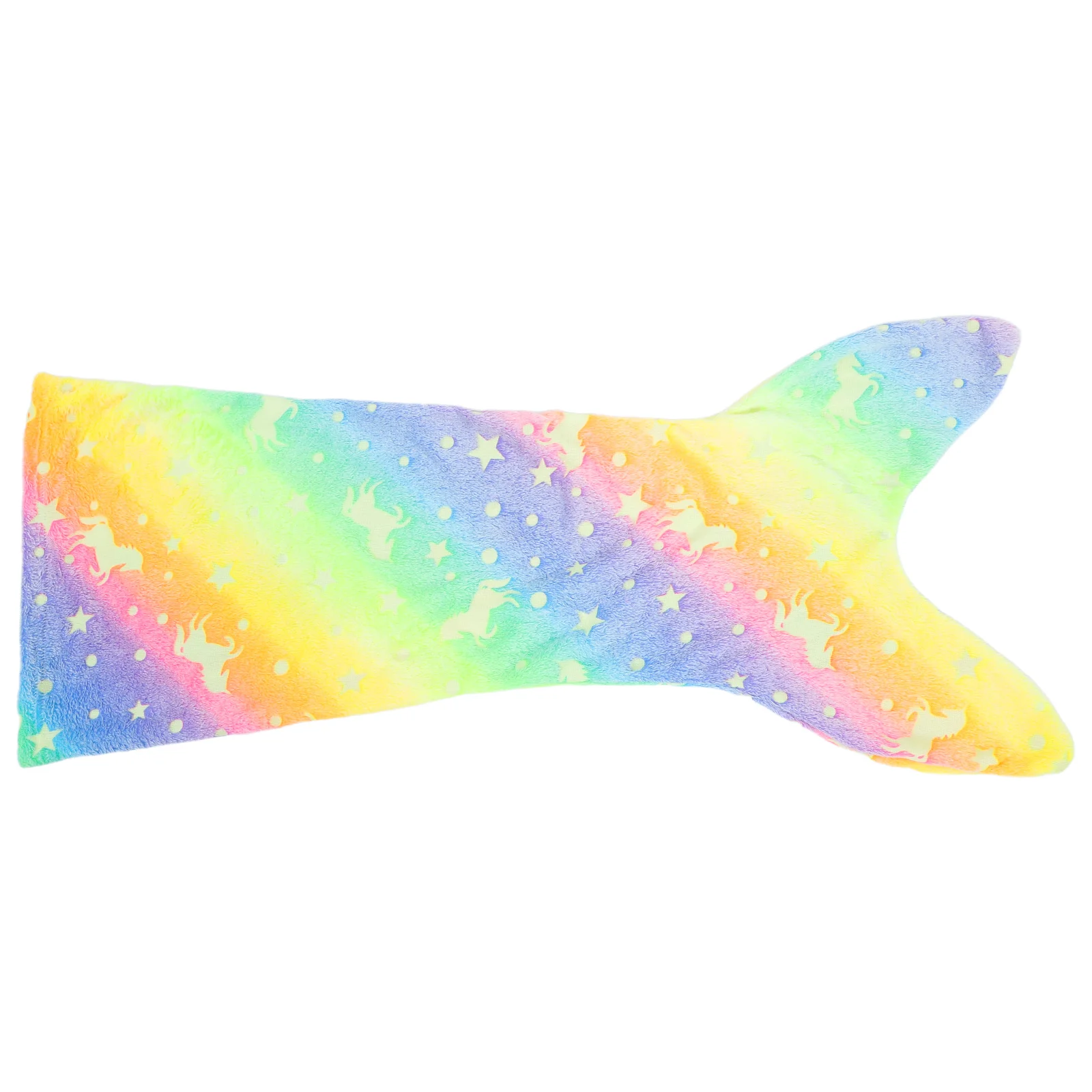 

Colorful Soft Flannel Mermaid Sleeping Bag Glow In Dark Cozy Blanket For Girls Kids Fish Blanket Bedding